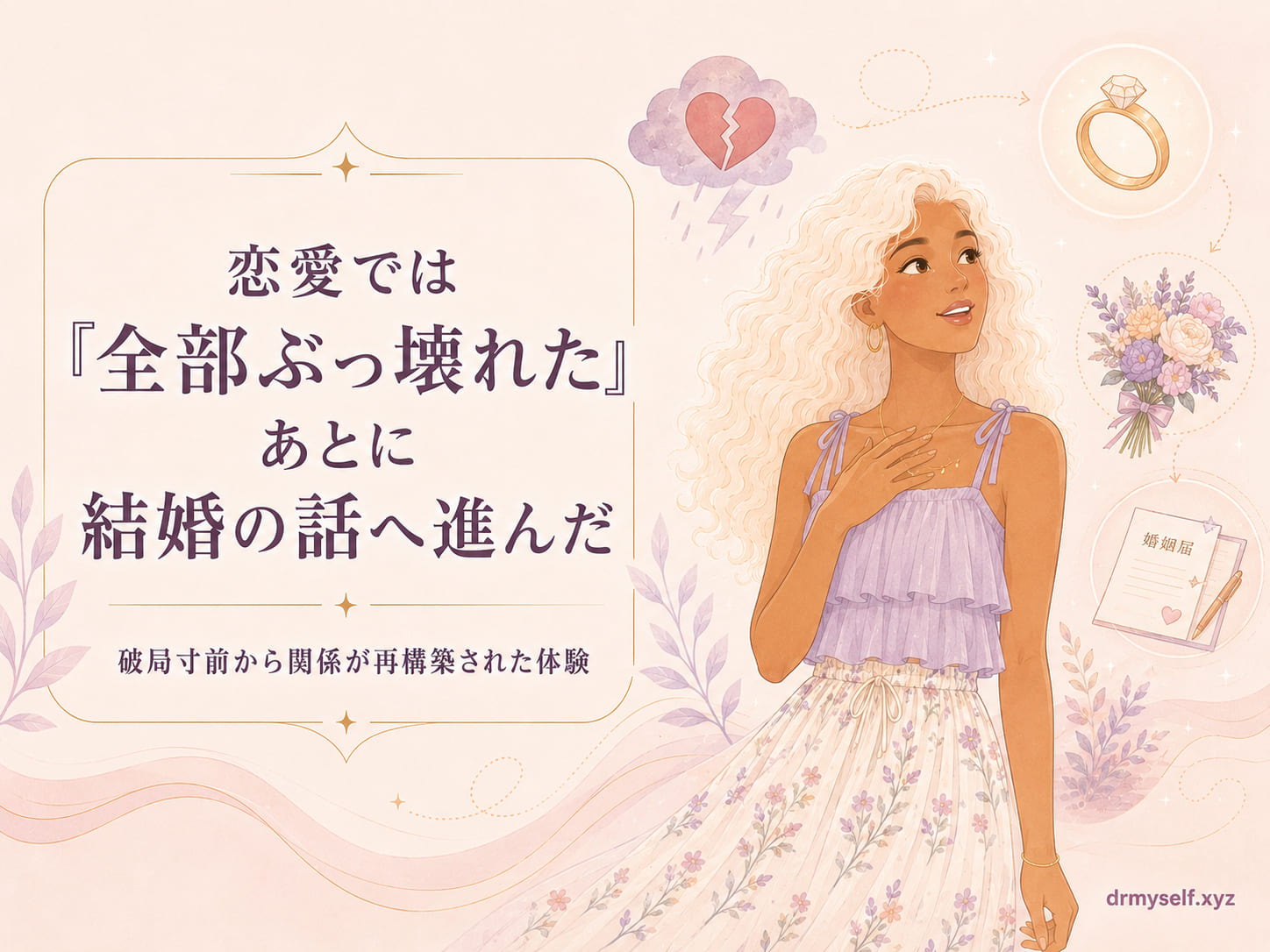 ぶっこわれたあと結婚へ